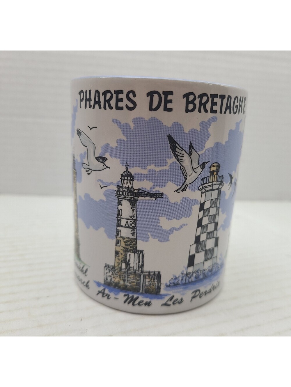 Phases de Bretagne French Nautical Lighthouse Collectible Ceramic Coffee Mug